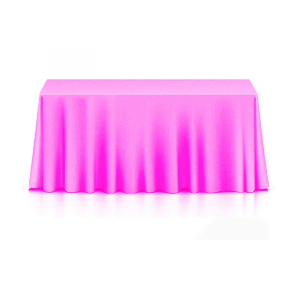 Rectangle 6ft Linen Fuchsia