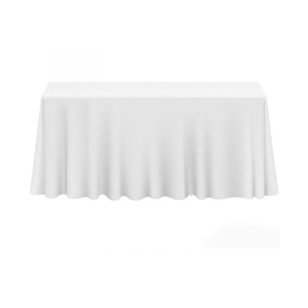 Rectangle 8ft Linen White