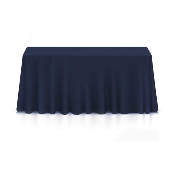 Rectangle 6ft Linen Navy Blue